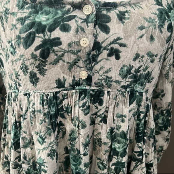 Ralph Lauren Denim & Supply Green Floral Babydoll Dress - Picture 7 of 10